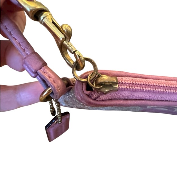 Coach Signature Patchwork Wristlet - Picture 9 of 11